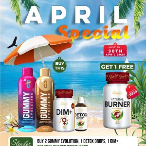 April Special 1 Slender Living SA Slimming Supplement Bundle
