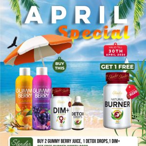 April Special 2 Slender Living SA Slimming Supplement Bundle