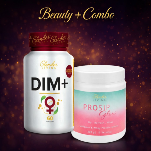 Beauty Plus Combo by Slender Living SA - DIM and Prosip Glow Collagen Protein